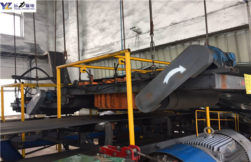 電磁自卸式除鐵器，RCDD-5電磁自卸式除鐵器設備_RCDD-5電磁自卸式除鐵器設備廠家配件_型號及工作視頻